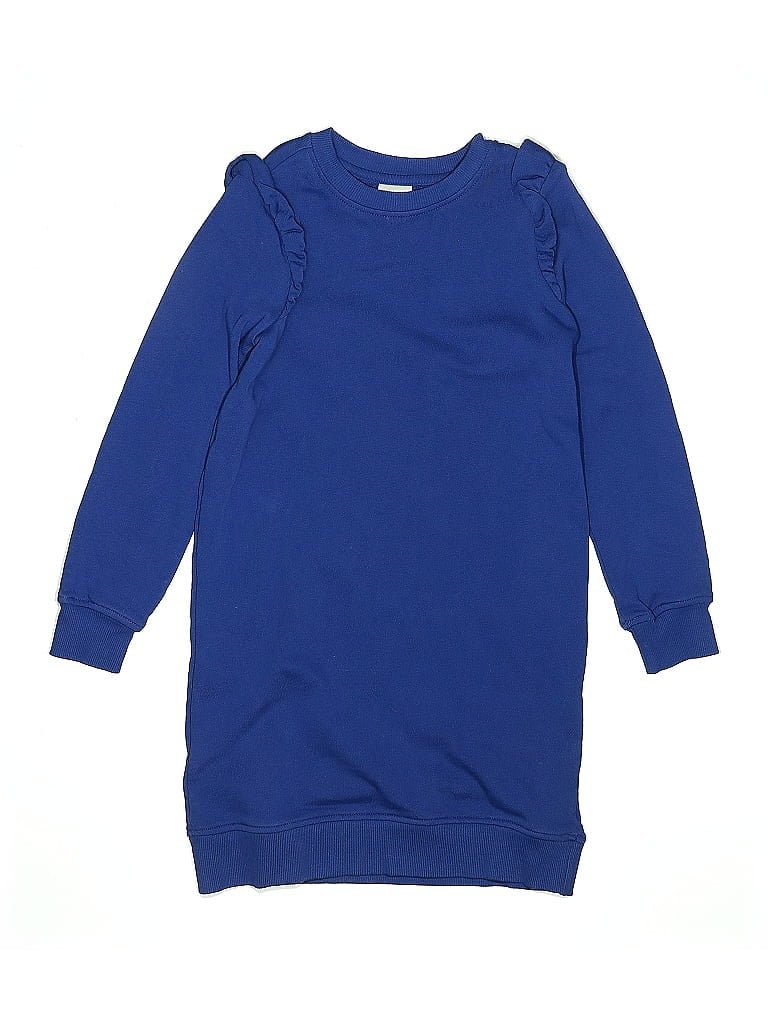 Hanna Andersson 100% Cotton Blue Dress Size 6 (big kids) - photo 1