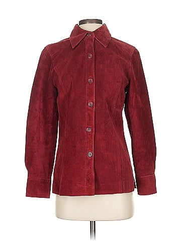 Valerie Stevens Seperates Burgundy Classic Suede Women's Jacket (view 1)