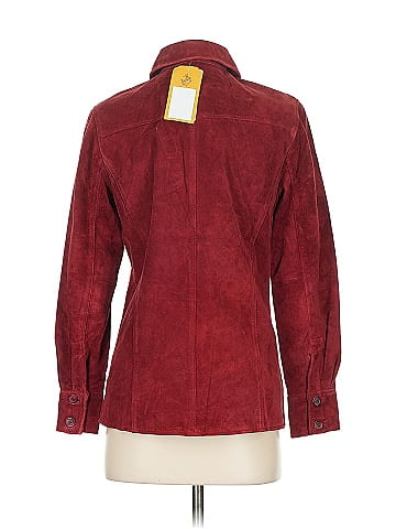 Valerie Stevens Seperates Burgundy Classic Suede Women's Jacket (view 2)