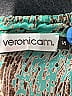Veronica M. 100% Polyester Paisley Teal Ivory Casual Dress Size S - photo 4