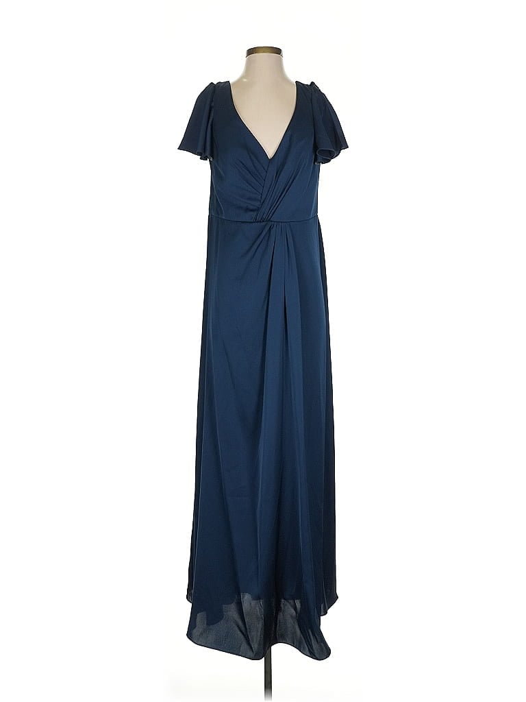 Pre-owned Azazie Casual Dress In Blue