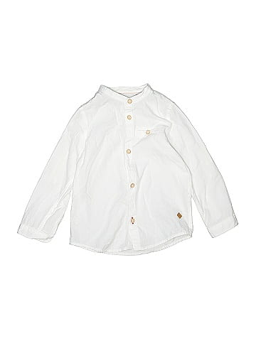 Zara Baby Long Sleeve Button-Down Shirt (view 1)