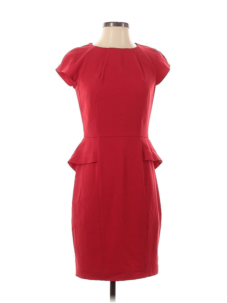 Pre-owned Bebe Cocktail Dress In Red