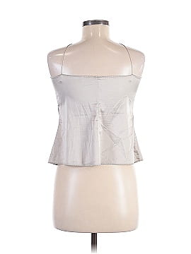 Diane von Furstenberg Silver Purple Sleeveless Blouse Size 4