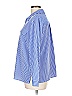 Notations Stripes Blue Long Sleeve Blouse Size L - photo 5
