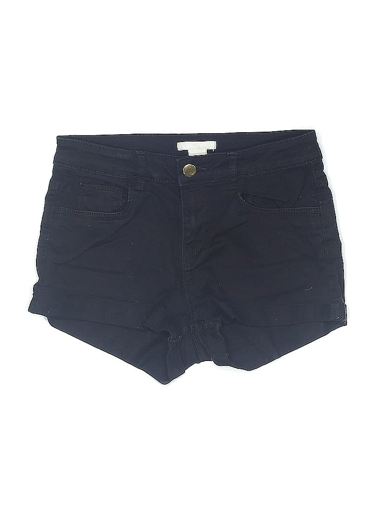 H&M Solid Blue Shorts Size 2 - photo 1