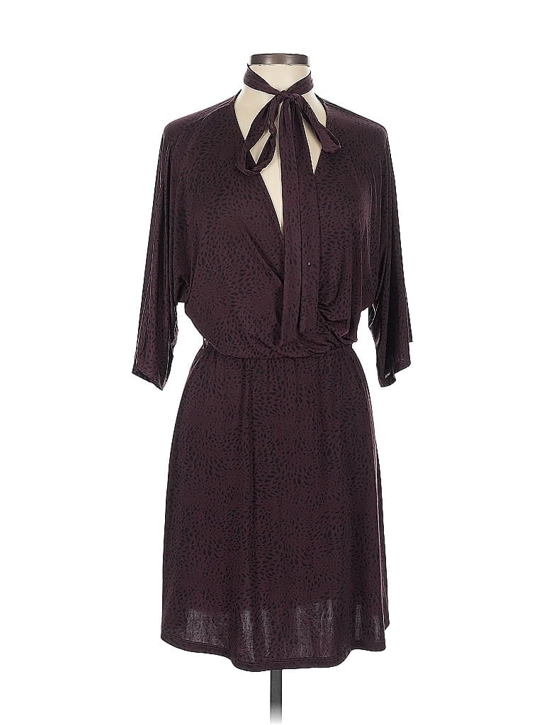 Veronica M. Burgundy Casual Dress Size L - photo 1