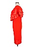 Bebe Color Block Red Cocktail Dress Size L - photo 4