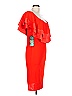 Bebe Color Block Red Cocktail Dress Size L - photo 3