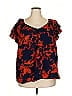 Terra & Sky Orange Short Sleeve Blouse Size 3X - photo 1