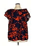 Terra & Sky Orange Short Sleeve Blouse Size 3X - photo 2