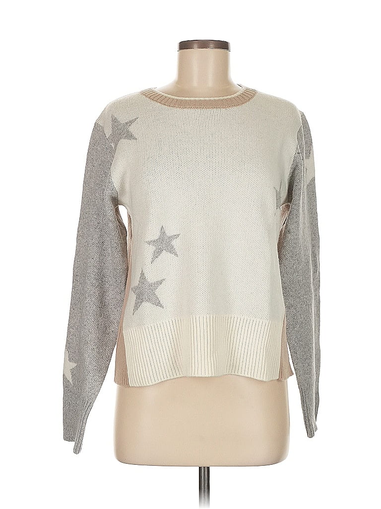 Pre-owned Splendid Pullover Sweater In Silver