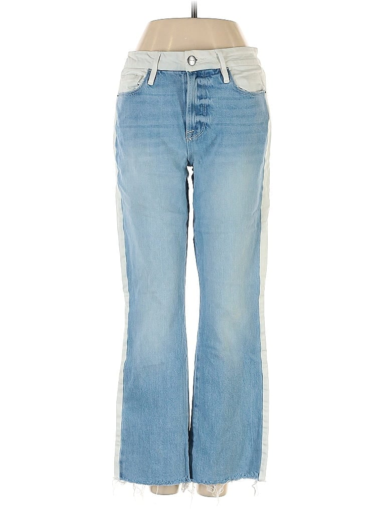 FRAME Denim Color Block Blue Jeans Size 25 waist - photo 1