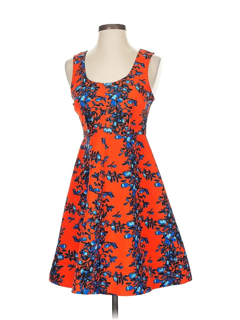 Pre-owned Plenty By Tracy Reese Cocktail Dress In Orange