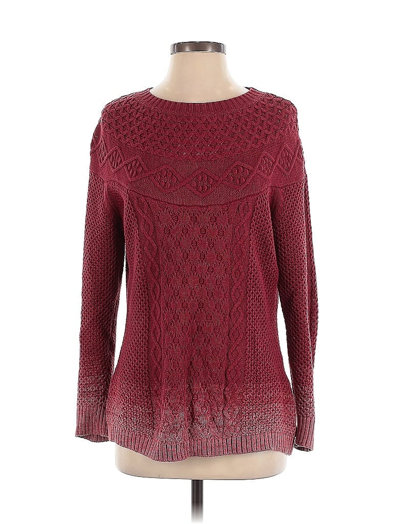 Pre-owned Woolrich Pullover Sweater In Burgundy