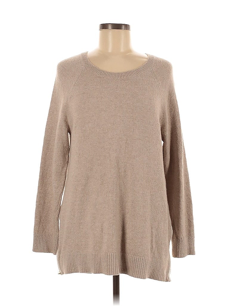 Pre-owned Ann Taylor Loft Pullover Sweater In Brown