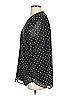 Jones New York 100% Polyester Polka Dots Black 3/4 Sleeve Blouse Size S - photo 5