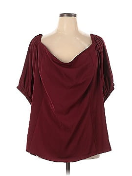 City Chic Short Sleeve Blouse