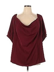 City Chic Short Sleeve Blouse