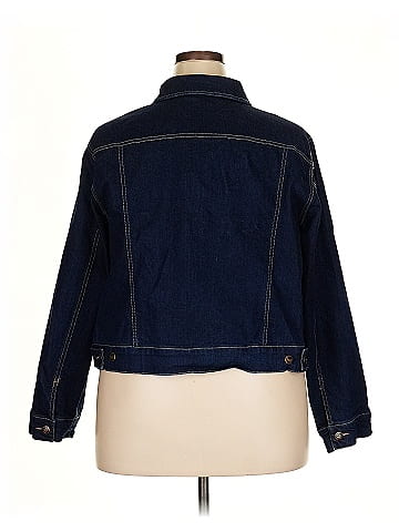 Woman Within Denim Jacket (view 2)