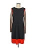 Eliza J Color Block Gray Casual Dress Size M - photo 1