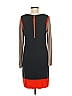 Eliza J Color Block Gray Casual Dress Size M - photo 2