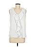 Kasper Silver Sleeveless T-Shirt Size M - photo 1