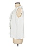 Kasper Silver Sleeveless T-Shirt Size M - photo 5