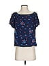Beltaine 100% Rayon Blue Short Sleeve Blouse Size XS - photo 1
