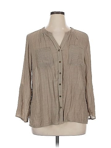 Notations Long Sleeve Blouse (view 1)