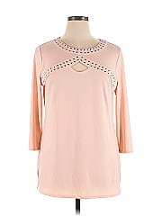 Jm Collection 3/4 Sleeve Top