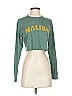 Victoria's Secret Pink 100% Cotton Green Long Sleeve T-Shirt Size XS - photo 1