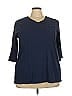 Catherines Blue 3/4 Sleeve T-Shirt Size 22 - photo 1