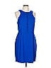 Adelyn Rae 100% Polyester Solid Blue Casual Dress Size L - photo 1