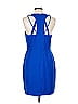Adelyn Rae 100% Polyester Solid Blue Casual Dress Size L - photo 2