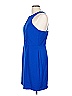 Adelyn Rae 100% Polyester Solid Blue Casual Dress Size L - photo 5