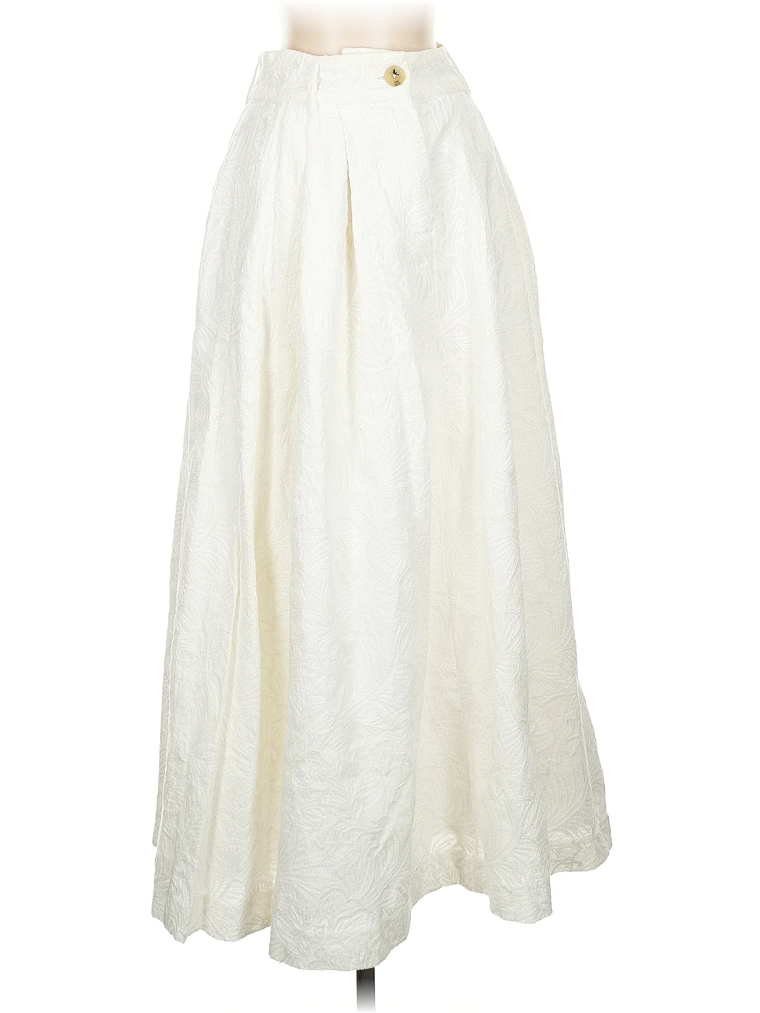 Mara Hoffman Ivory Formal Skirt Size 0