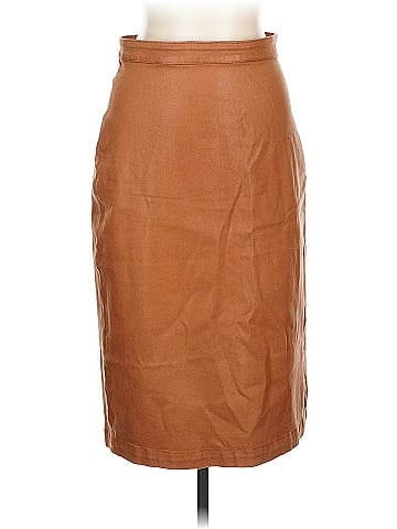 Jen 7 Faux Leather Skirt (view 1)