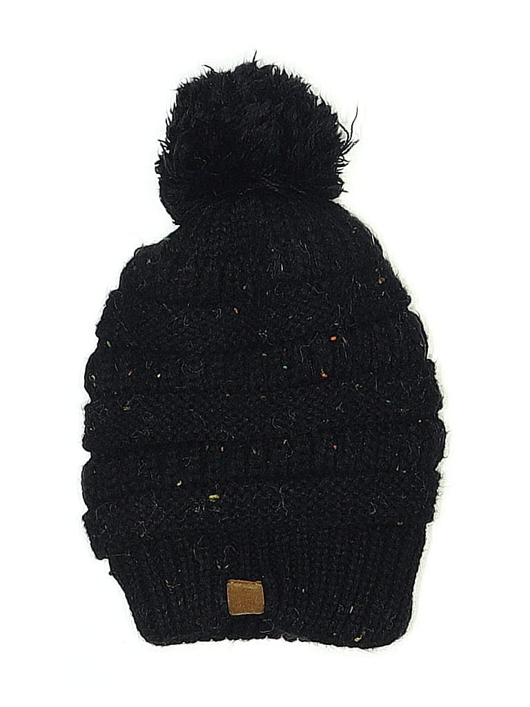 Pre-owned Sonoma Life + Style Beanie Hat In Black