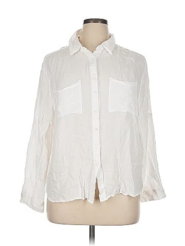 ee:some 3/4 Sleeve Button-Down Shirt (view 1)