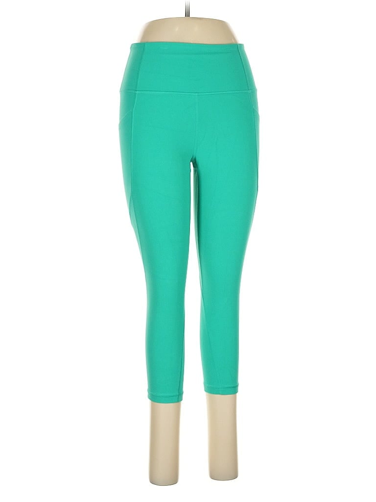 Pre-owned Athleta Active Pants In Green