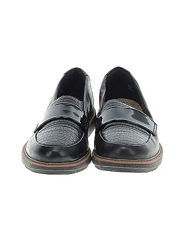Clarks Black Flats Size 7 1/2