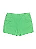 Crown & Ivy Solid Green Shorts Size 8 - photo 1