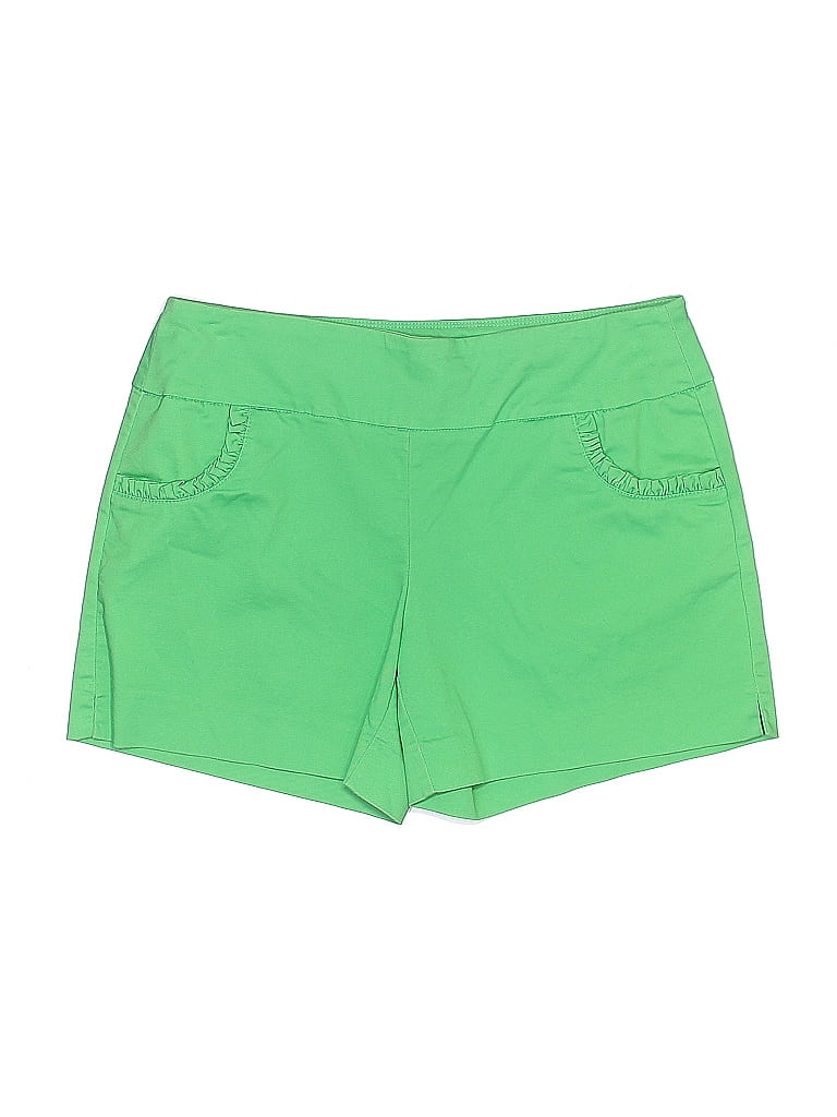 Crown & Ivy Solid Green Shorts Size 8 - photo 1
