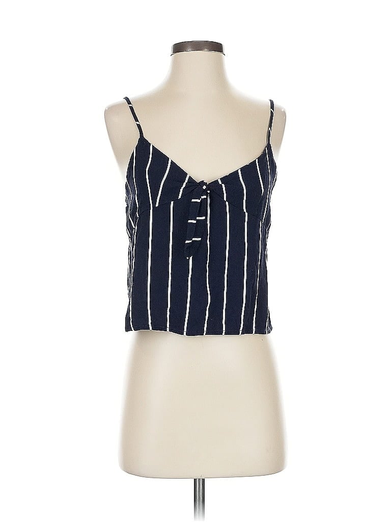 Pre-owned Kendall & Kylie Sleeveless Blouse In Blue