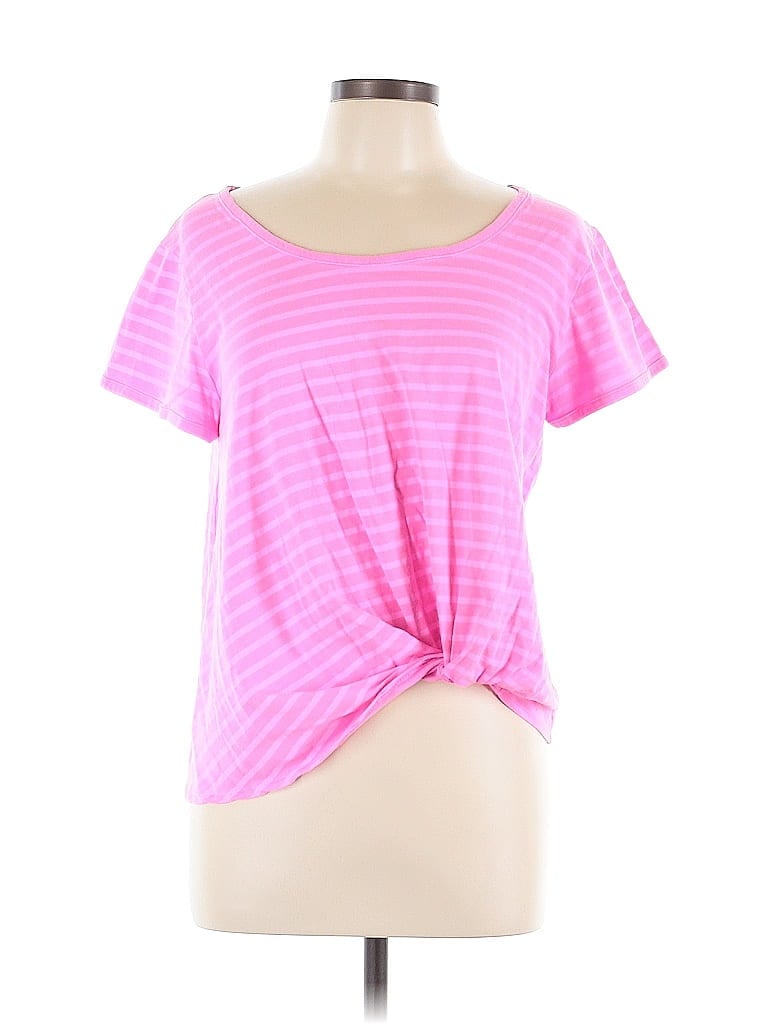 Fresh Produce Pink Short Sleeve Top Size L - photo 1