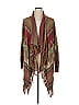 Tasha Polizzi Collection 100% Cotton Brown Cardigan Size XL - photo 1