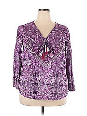 Roaman's 3/4 Sleeve Blouse