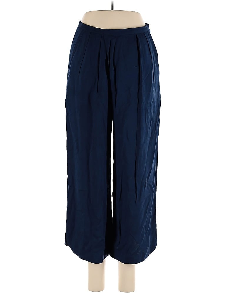 Pre-owned Garnet Hill Casual Pants In Blue