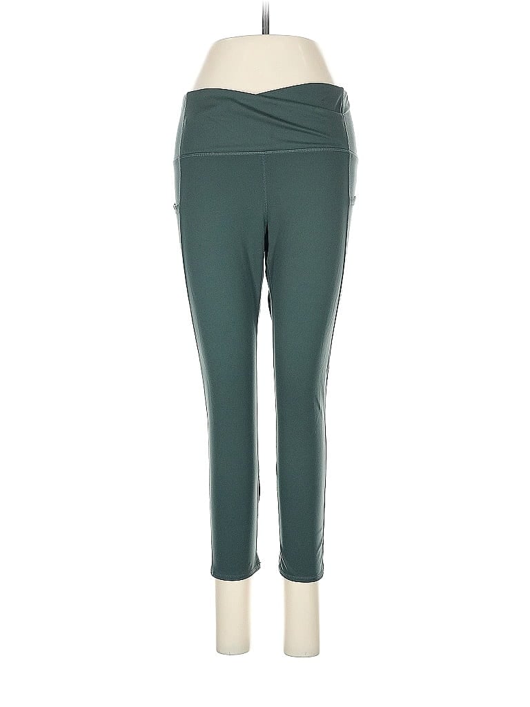 Pre-owned Gaiam Active Pants In Green